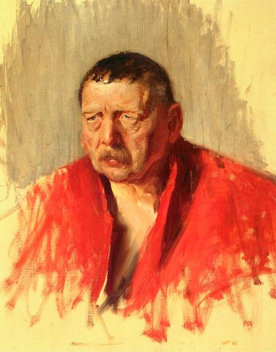 Retrato de raiva de Bruno Andreas Liljefors